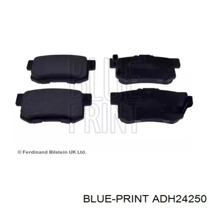 Okładziny (klocki) do hamulców tarczowych tylne Blue Print ADH24250 cena, od 17,70 USD