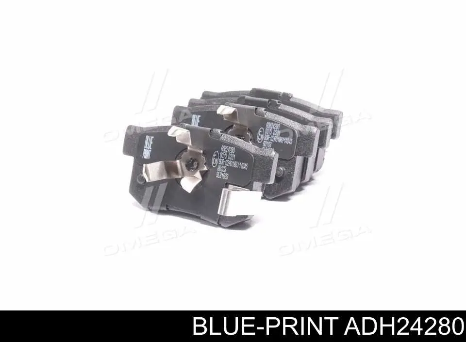 Okładziny (klocki) do hamulców tarczowych tylne Blue Print ADH24280 cena, od 24,65 USD
