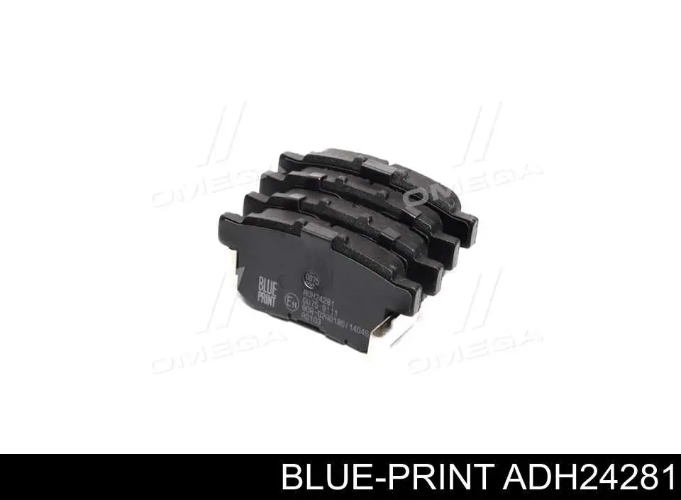 Okładziny (klocki) do hamulców tarczowych tylne Blue Print ADH24281 cena, od 22,42 USD