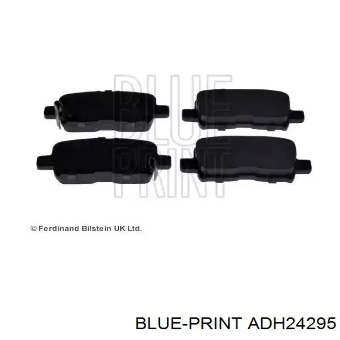 Okładziny (klocki) do hamulców tarczowych tylne Blue Print ADH24295 cena, od 31,26 USD