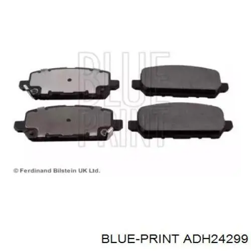 Okładziny (klocki) do hamulców tarczowych tylne Japan Parts PP414AF cena, od 33,87 USD