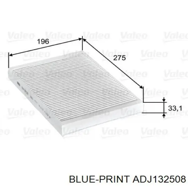 Filtr kabiny AF5069A Alpha Filter