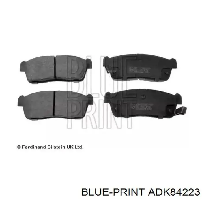 Klocki hamulcowe przednie tarczowe Blue Print ADK84223 cena, od 22,83 USD