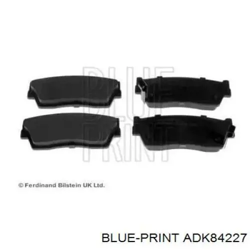 ADK84227 Blue Print klocki hamulcowe przednie tarczowe