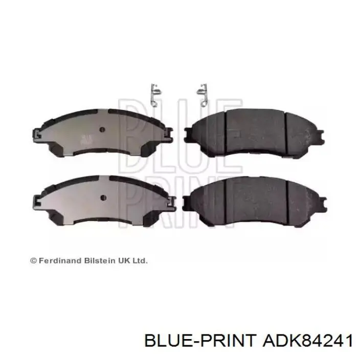 Klocki hamulcowe przednie tarczowe Blue Print ADK84241 cena, od 28,67 USD
