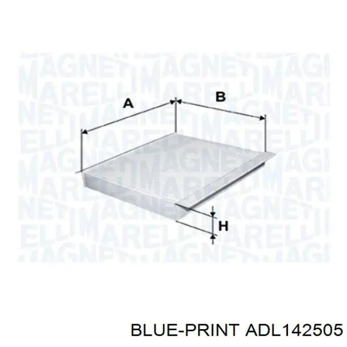Do koszyka 68350351AB Chrysler Filtr kabiny