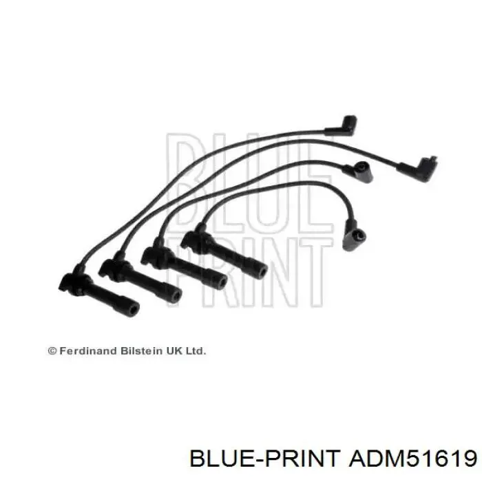 Do koszyka ADM51619 Blue Print Zestaw przewodów wysokiego napięcia