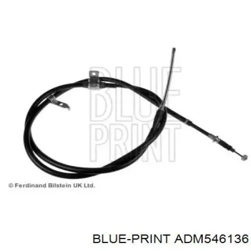 Do koszyka UR6144410 Ford Linka hamulca ręcznego tylna prawa