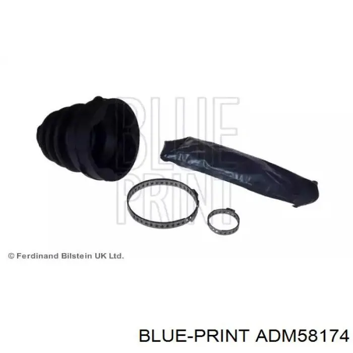 Osłona przegubu homokinetycznego półosi przedniej wewnętrzny lewy Blue Print ADM58174 cena, od 20,22 USD