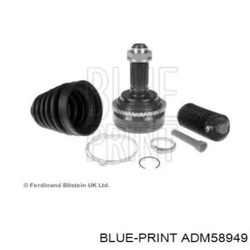 Przegub homokinetyczny przedni zewnętrzny Blue Print ADM58949 cena, od 69,60 USD