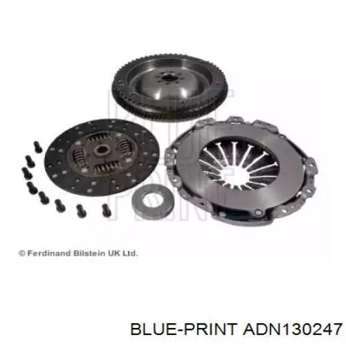 Zestaw sprzęgła (3 części) Blue Print ADN130247 cena, od 616,67 USD