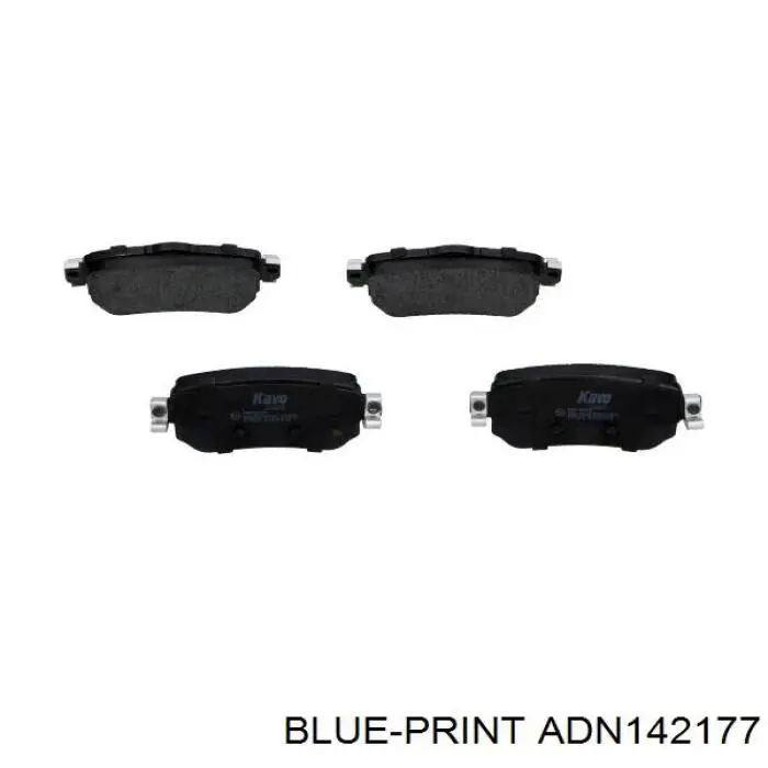 Okładziny (klocki) do hamulców tarczowych tylne Blue Print ADN142177 cena, od 25,78 USD