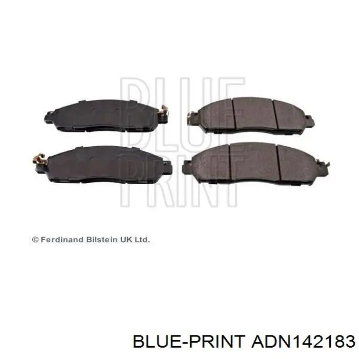 Klocki hamulcowe przednie tarczowe Nissan/Infiniti D10604JA0A cena, od 39,97 USD