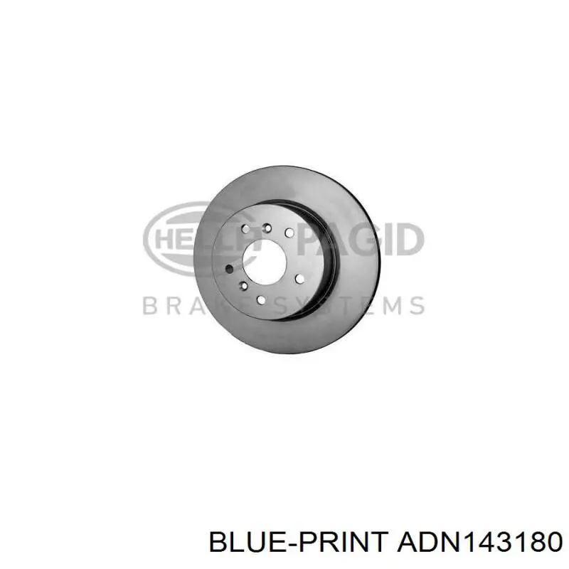 Tarcza hamulcowa tylna Renault (RVI) 432064423R