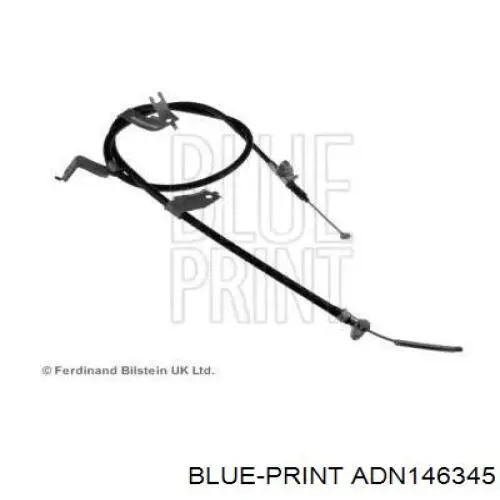 ADN146345 Blue Print Linka hamulca ręcznego tylna lewa