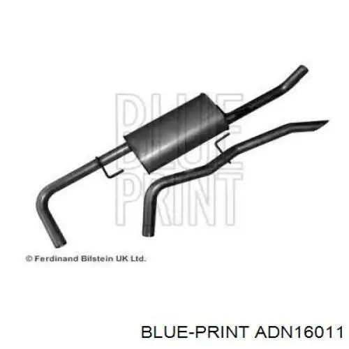 Tłumik, tylna część Nissan Navara NP300 III ulec poprawie (D40) (2004 - 2015) cena, od 112,47 USD