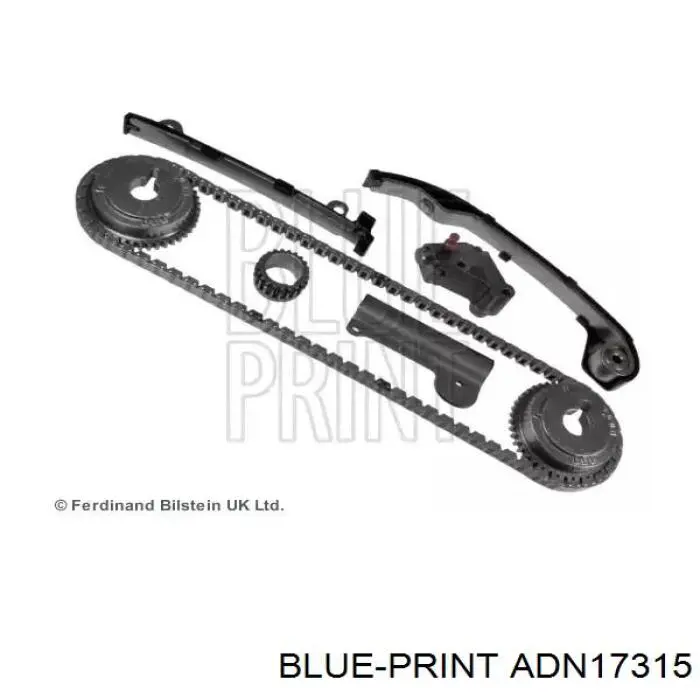 Do koszyka ADN17315 Blue Print Łańcuch rozrządu, zestaw