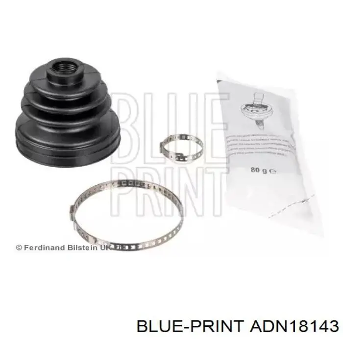 Osłona przegubu homokinetycznego półosi przedniej wewnętrzna Blue Print ADN18143 cena, od 20,83 USD