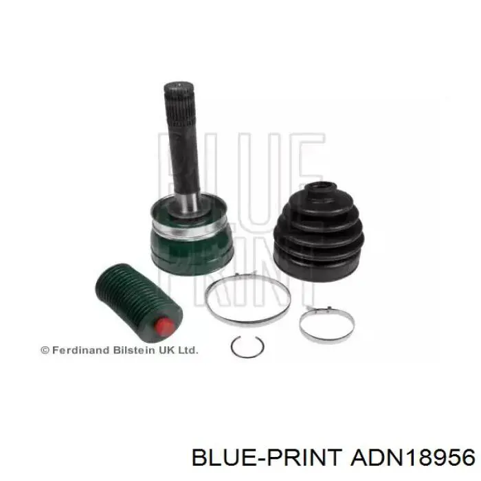 Do koszyka ADN18956 Blue Print Przegub homokinetyczny przedni zewnętrzny