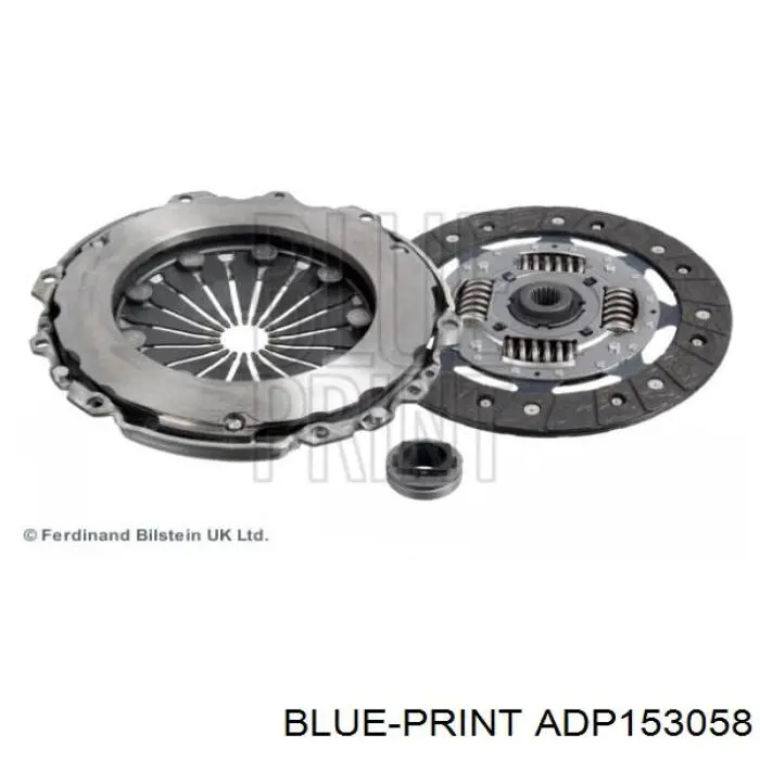 Zestaw sprzęgła (3 części) Blue Print ADP153058 cena, od 117,48 USD