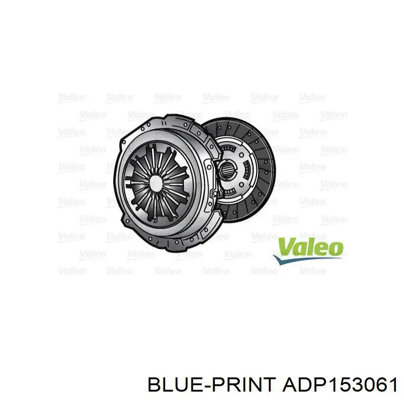 Zestaw sprzęgła (3 części) Blue Print ADP153061 cena, od 161,74 USD