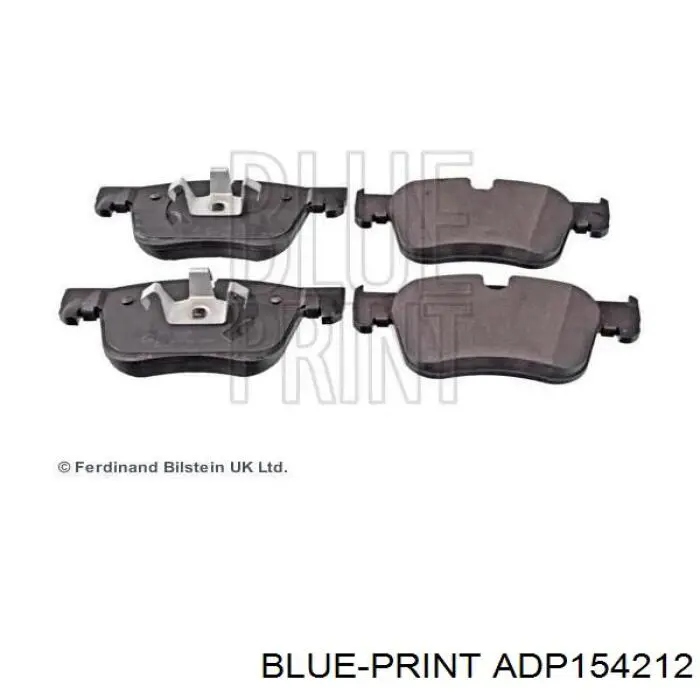 Klocki hamulcowe przednie tarczowe 1667817080 Peugeot/Citroen