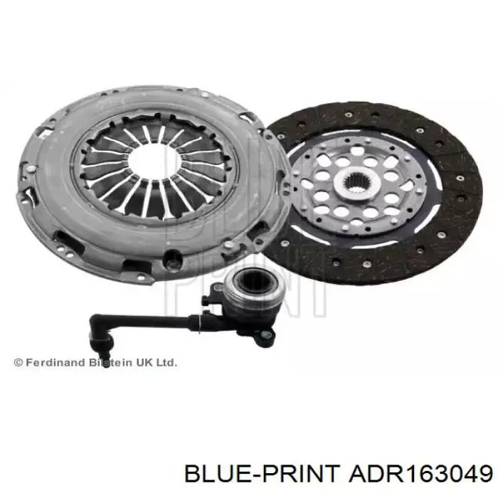 Zestaw sprzęgła (3 części) Blue Print ADR163049 cena, od 198,53 USD