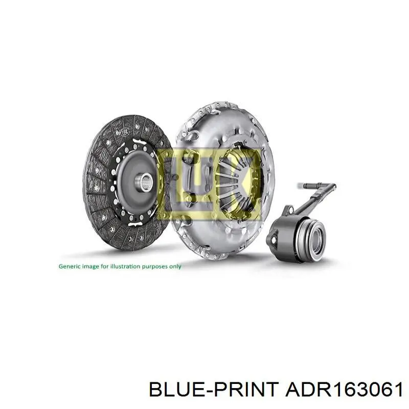 ADR163061 Blue Print Zestaw sprzęgła (3 części)