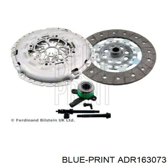 Zestaw sprzęgła (3 części) Blue Print ADR163073 cena, od 191,63 USD