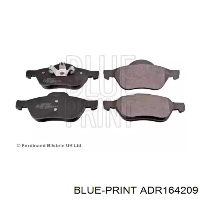 ADR164209 Blue Print Klocki hamulcowe przednie tarczowe