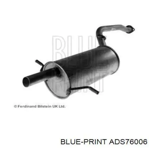 Tłumik, tylna część Subaru Impreza II sedana (GD) (1999 - 2009) cena, od 222,66 USD