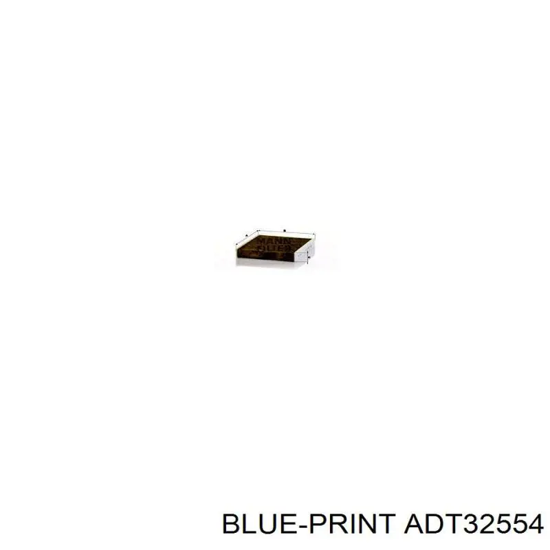 Do koszyka ADT32554 Blue Print Filtr kabiny