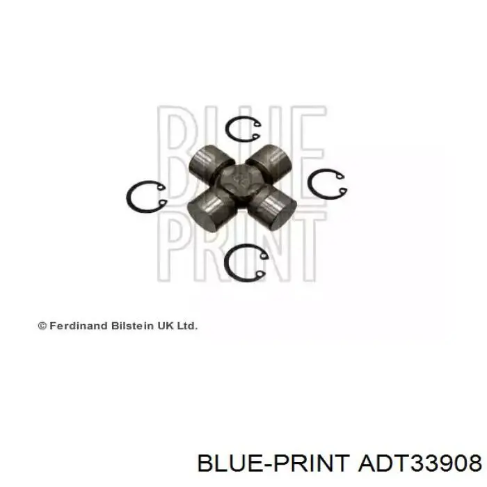 Do koszyka ADT33908 Blue Print Krzyżak wału Cardana tylnego