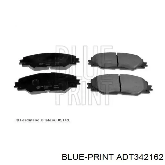Klocki hamulcowe przednie tarczowe Blue Print ADT342162 cena, od 23,90 USD