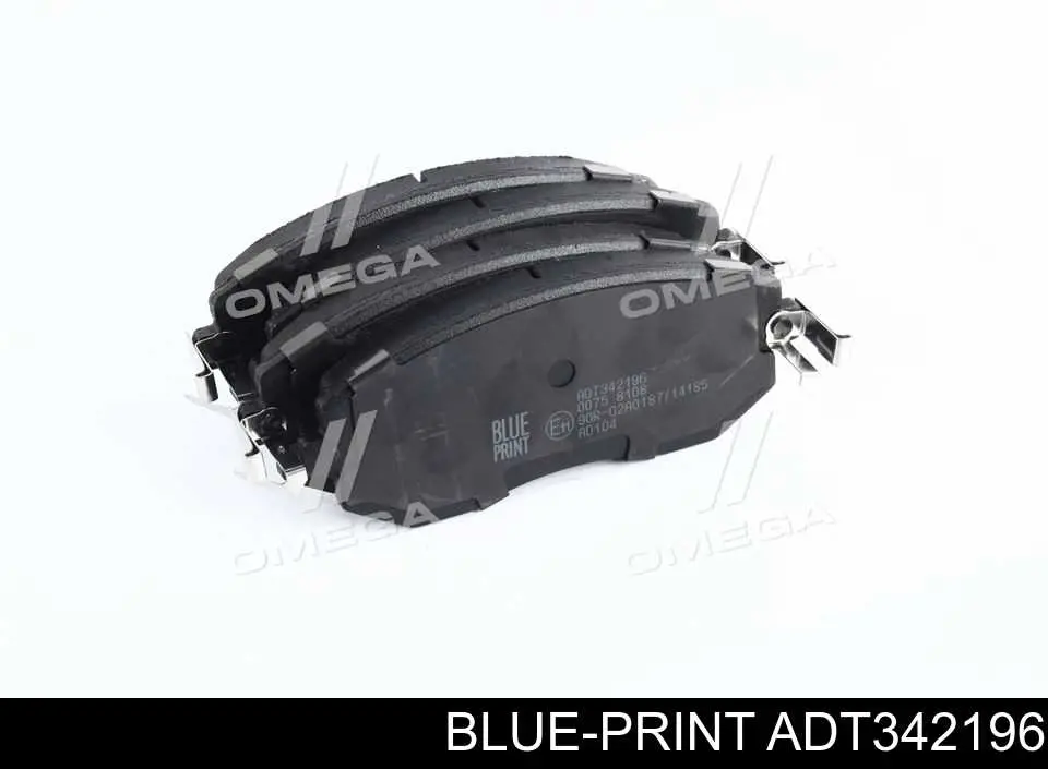 Klocki hamulcowe przednie tarczowe Blue Print ADT342196 cena, od 27,69 USD