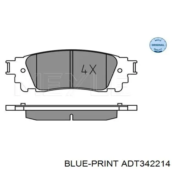 Okładziny (klocki) do hamulców tarczowych tylne Toyota 0446678030 cena, od 28,97 USD