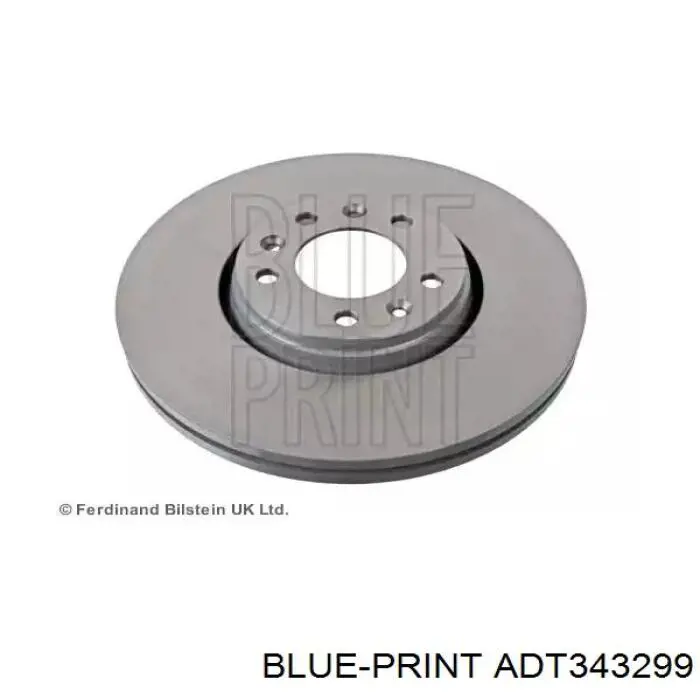 ADT343299 Blue Print tarcza hamulcowa przednia