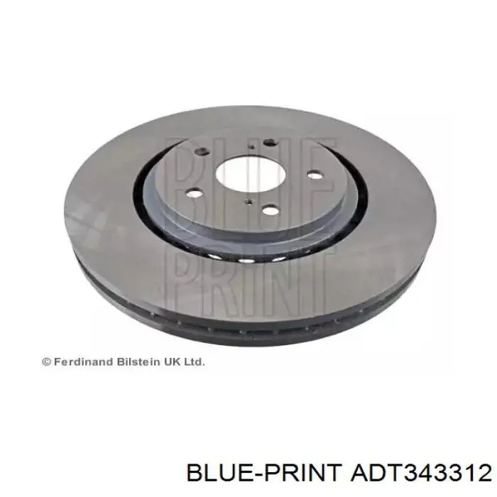 Tarcza hamulcowa przednia Blue Print ADT343312 cena, od 100,24 USD