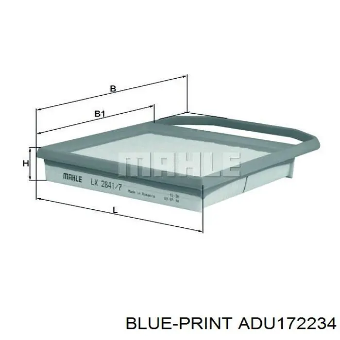 Do koszyka FA1120 Bremsi Filtr powietrza
