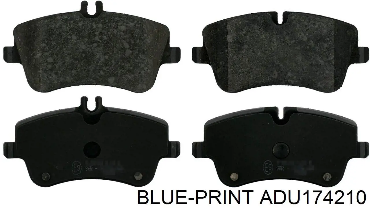 ADU174210 Blue Print klocki hamulcowe przednie tarczowe