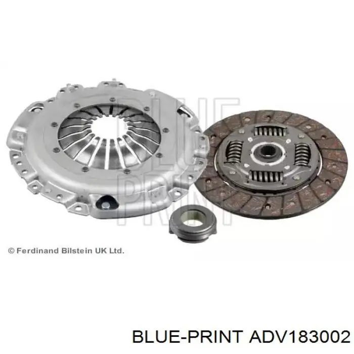 Zestaw sprzęgła (3 części) Blue Print ADV183002 cena, od 120,24 USD