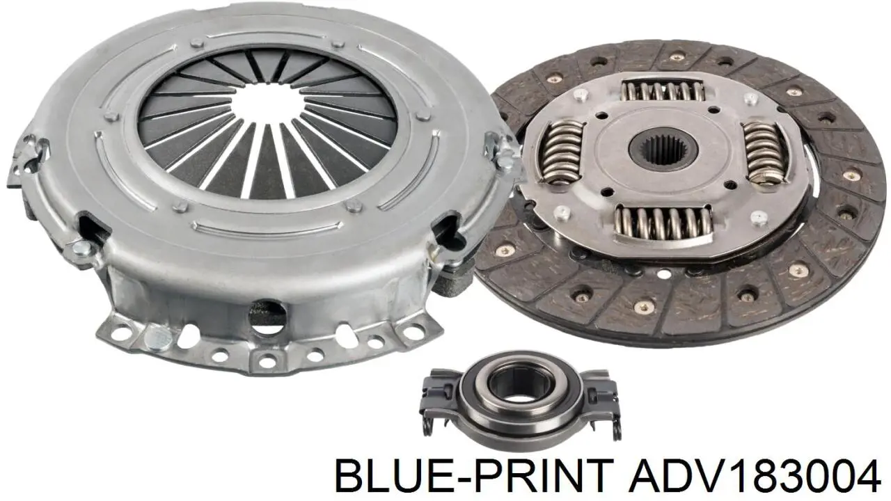 Zestaw sprzęgła (3 części) Blue Print ADV183004 cena, od 96,43 USD