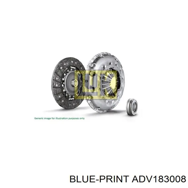 ADV183008 Blue Print Zestaw sprzęgła (3 części)