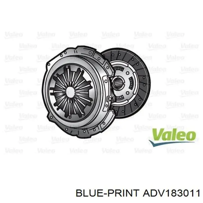 ADV183011 Blue Print Zestaw sprzęgła (3 części)