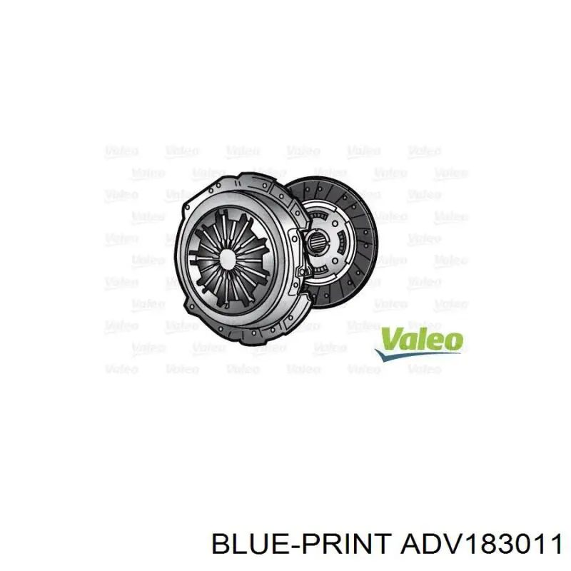 Zestaw sprzęgła (3 części) Blue Print ADV183011 cena, od 112,82 USD