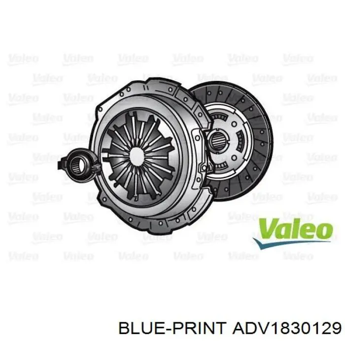 Zestaw sprzęgła (3 części) Blue Print ADV1830129 cena, od 219,21 USD