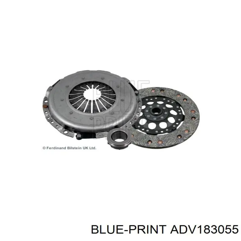 Zestaw sprzęgła (3 części) Blue Print ADV183055 cena, od 145,44 USD