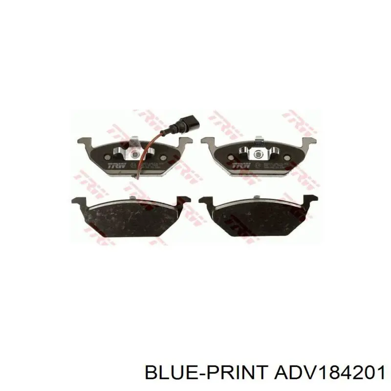 Do koszyka ADV184201 Blue Print Klocki hamulcowe przednie tarczowe