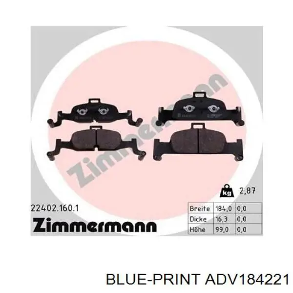 Klocki hamulcowe przednie tarczowe 231897 Power Stop