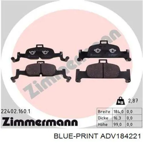 Klocki hamulcowe przednie tarczowe Power Stop 231897 cena, od 67,47 USD